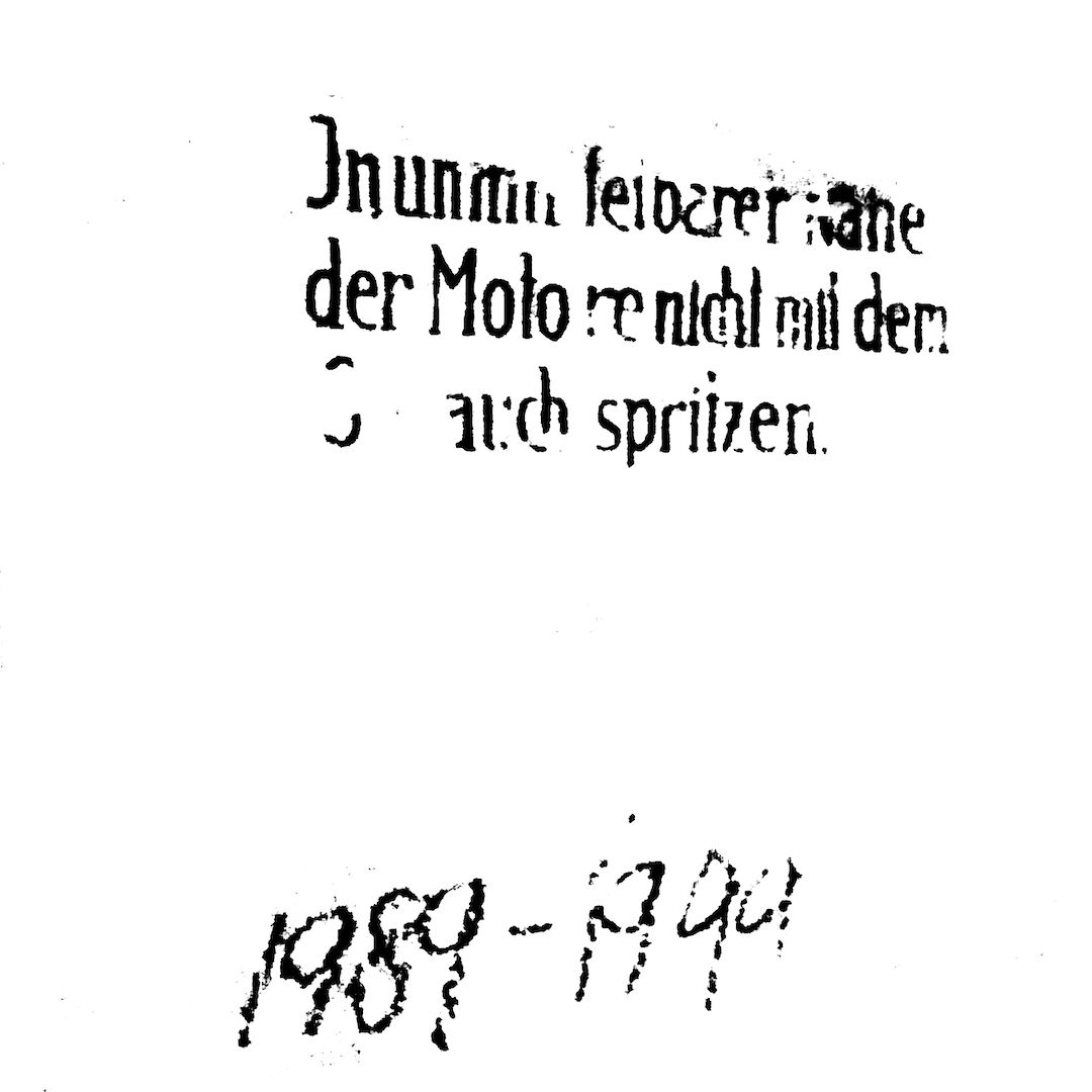 abstract black and white image letterforms