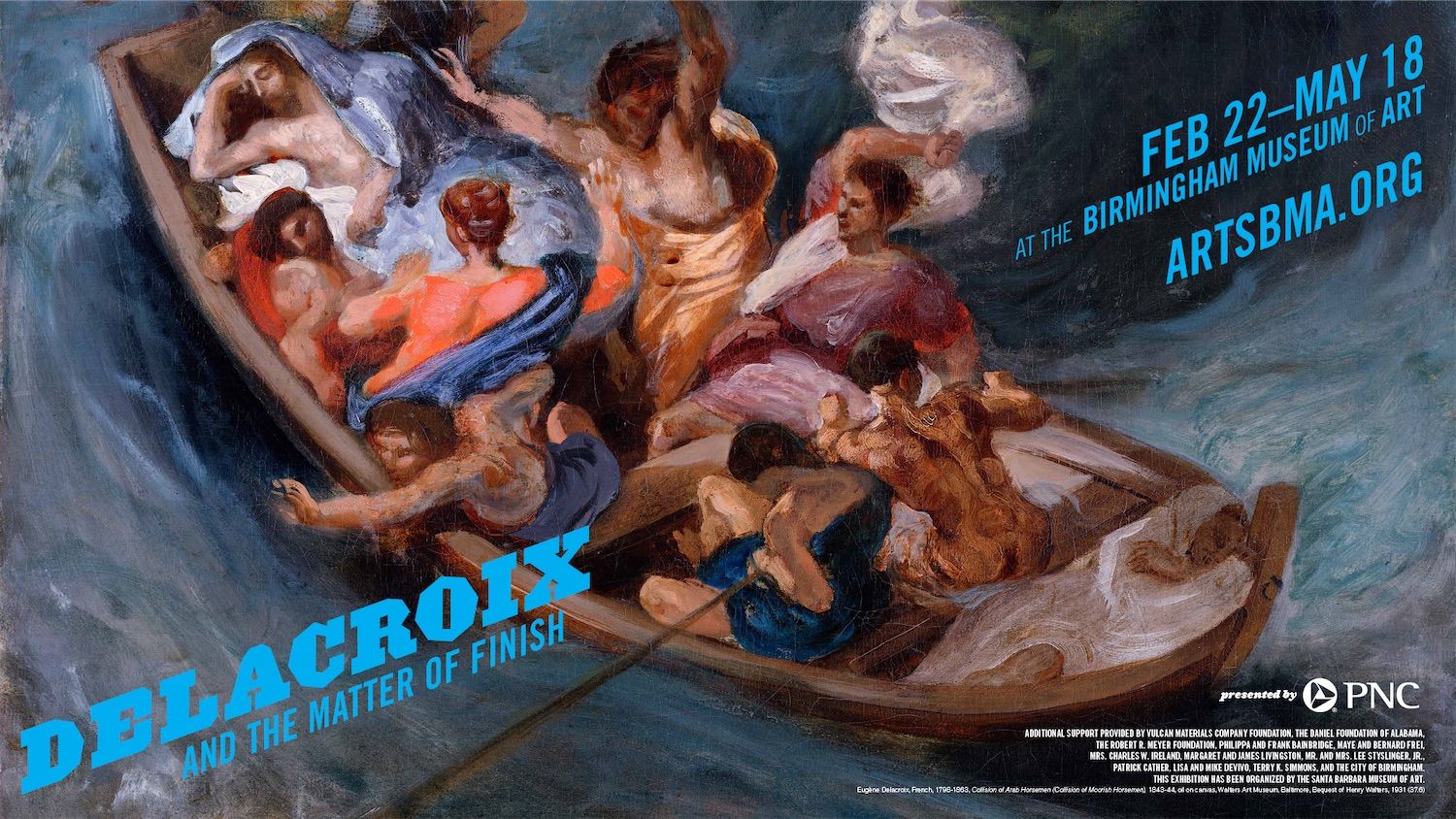 poster for a delacroix exhibition