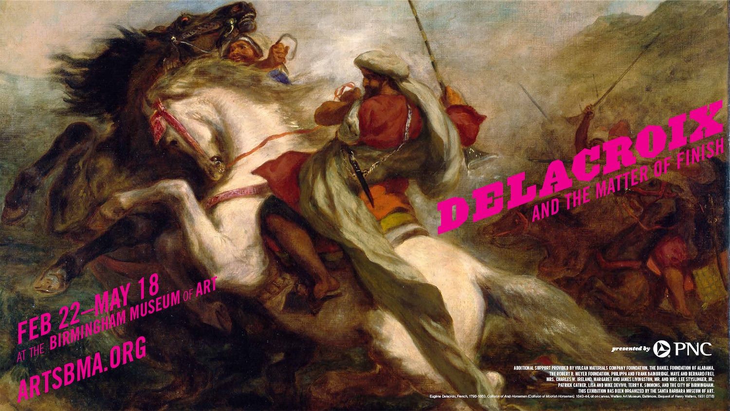 poster for a delacroix exhibition