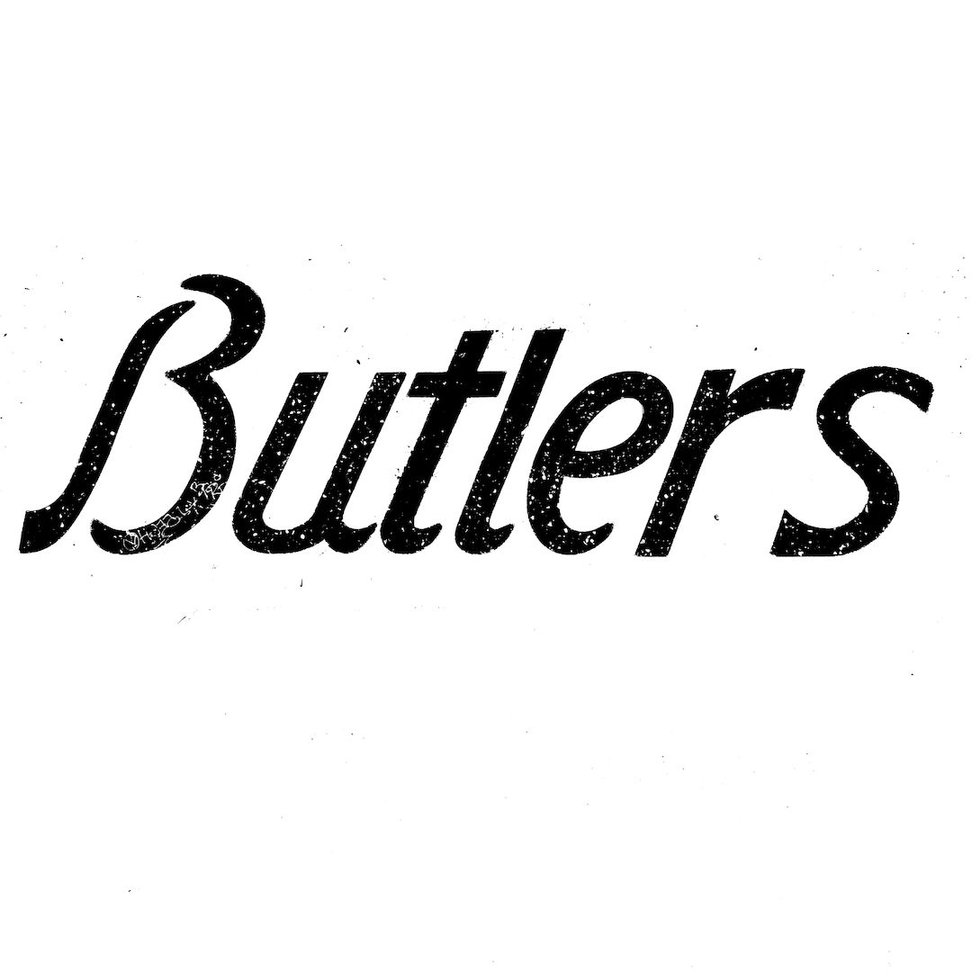 abstract black and white image letterforms