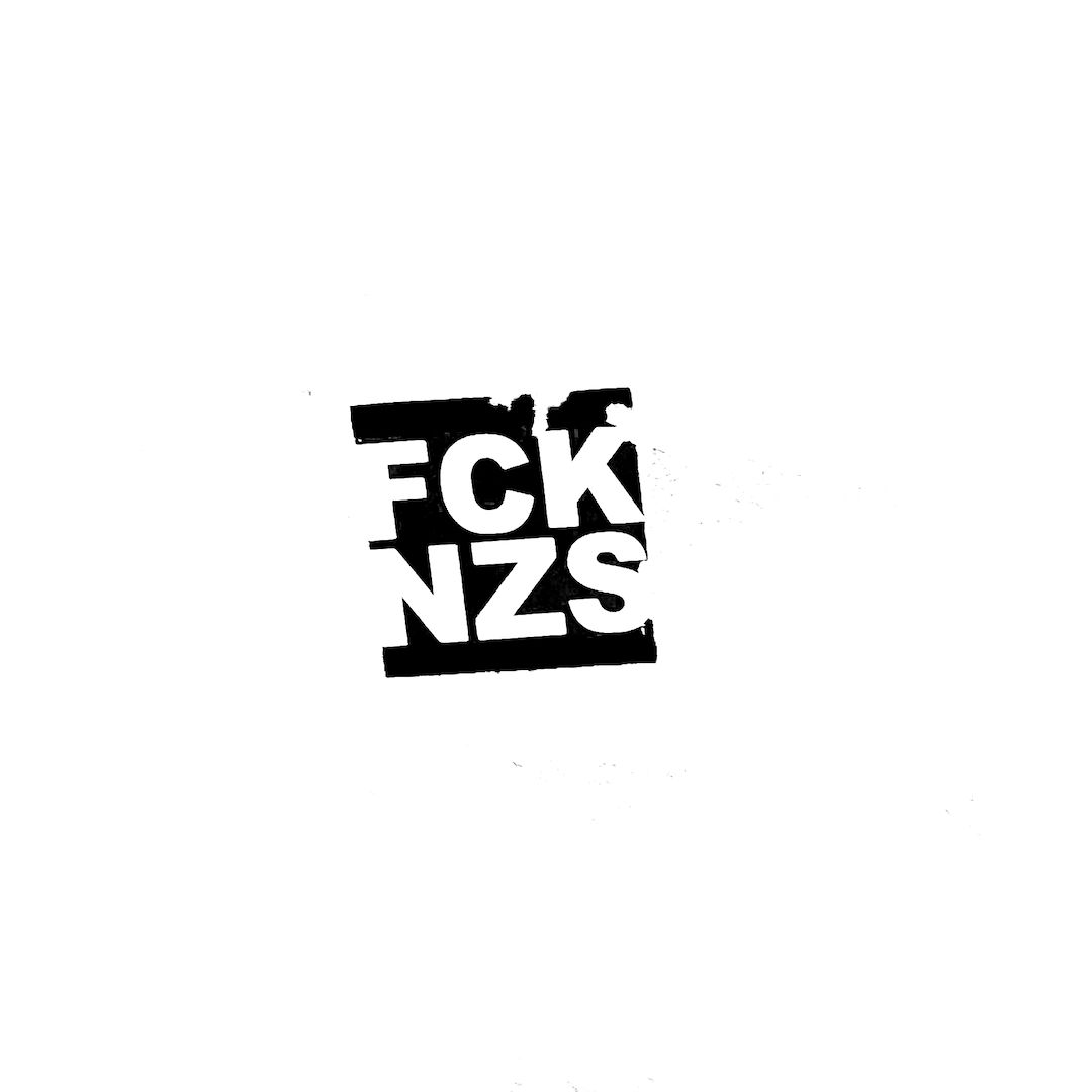 abstract black and white image letterforms