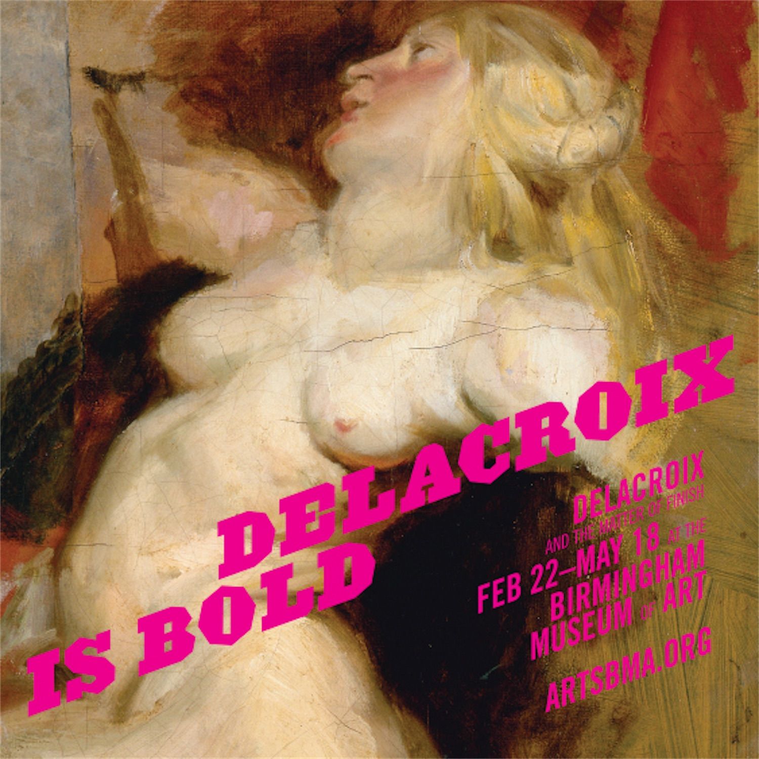 poster for a delacroix exhibition