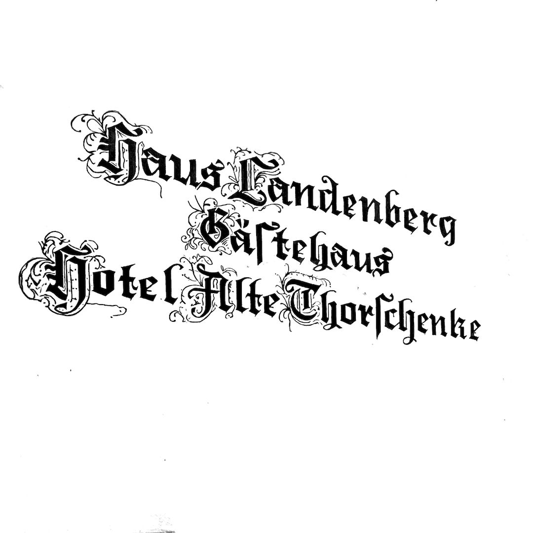abstract black and white image letterforms