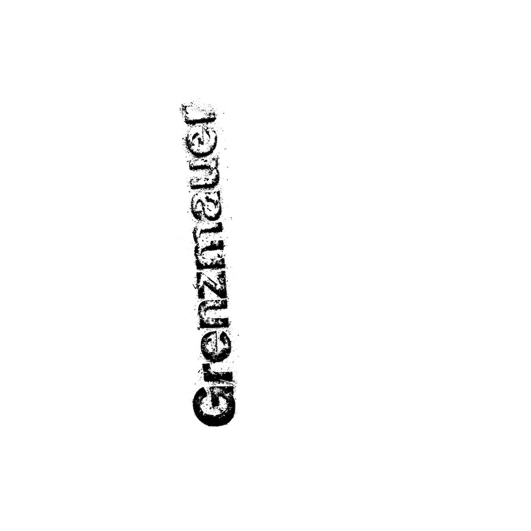 abstract black and white image letterforms