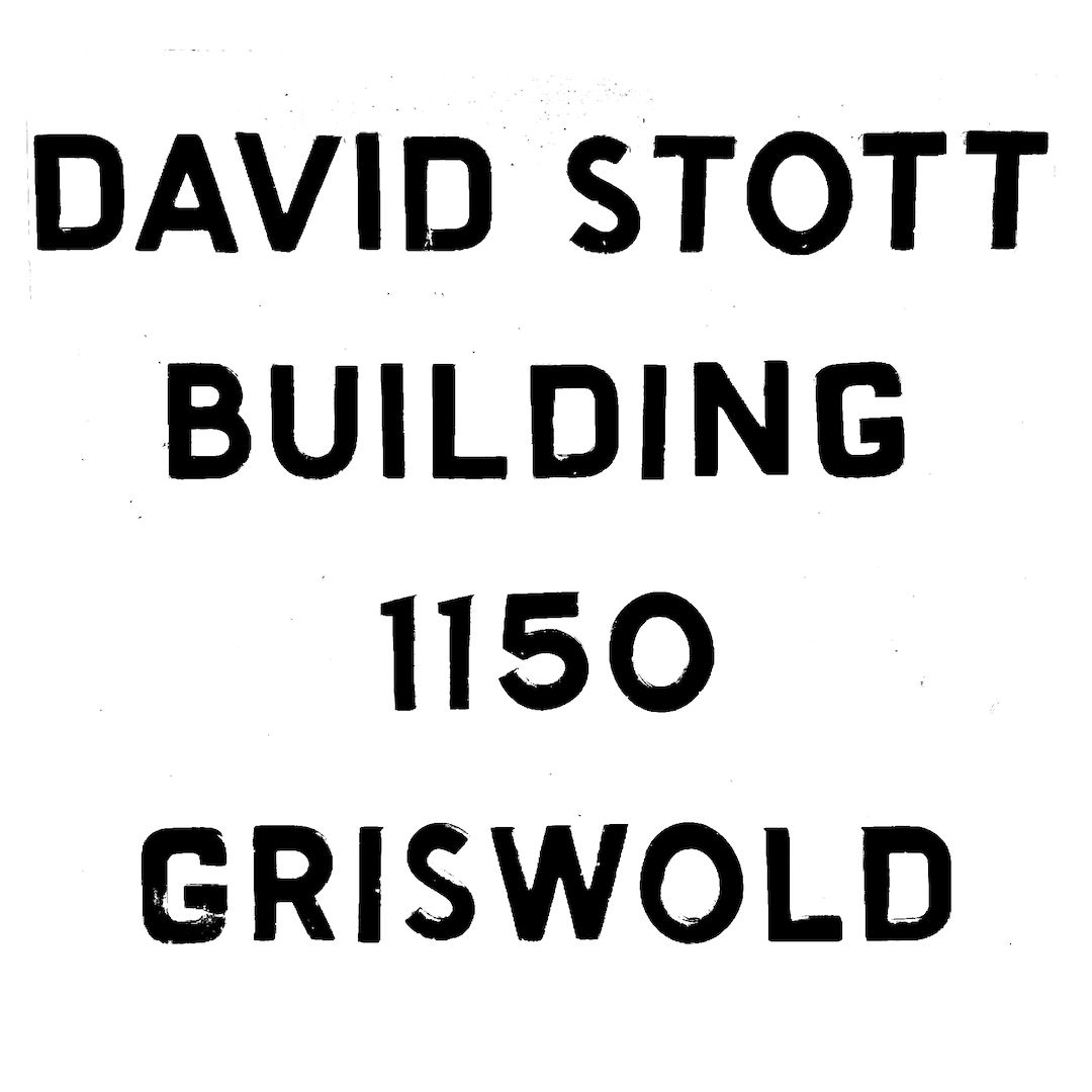 abstract black and white image letterforms
