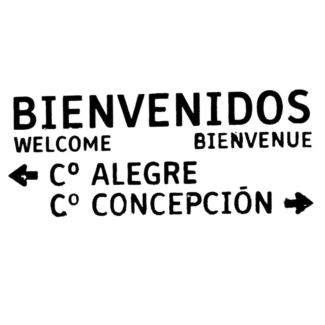 abstract black and white image letterforms