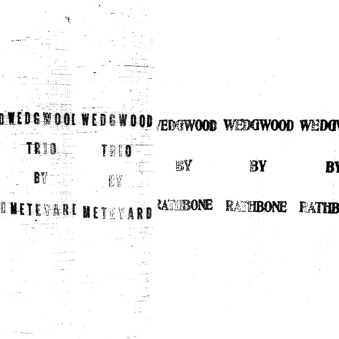 abstract black and white image letterforms