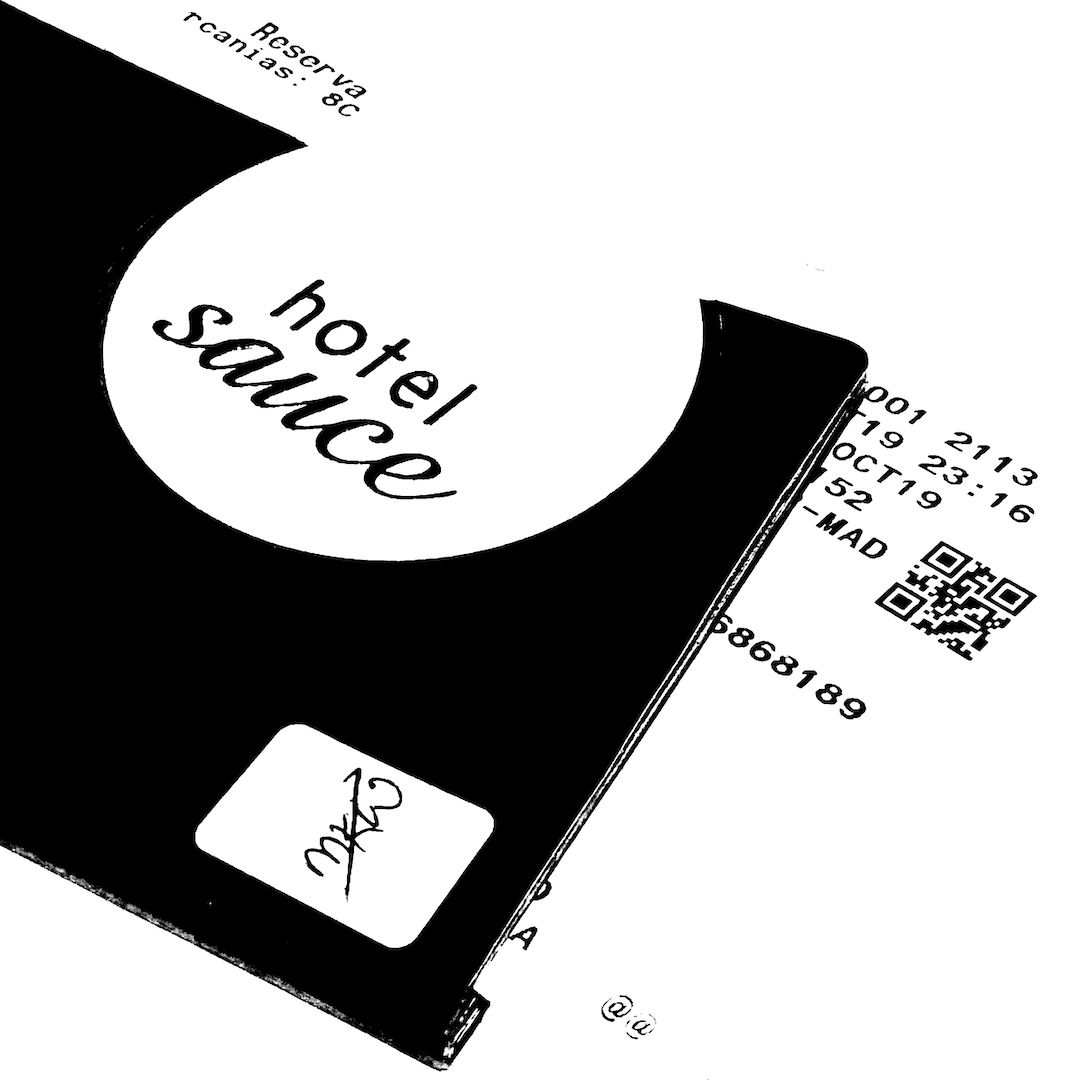 abstract black and white image letterforms