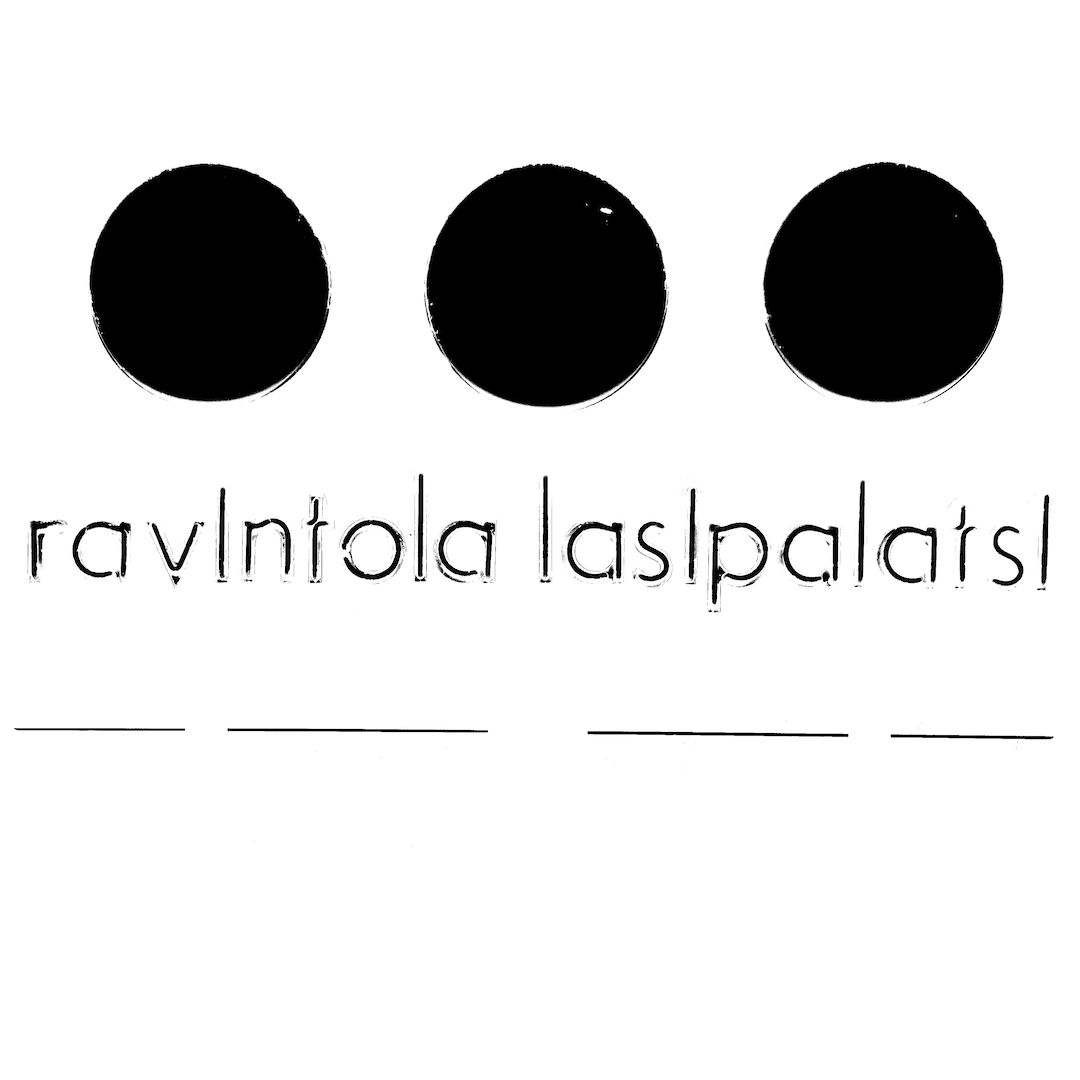 abstract black and white image letterforms