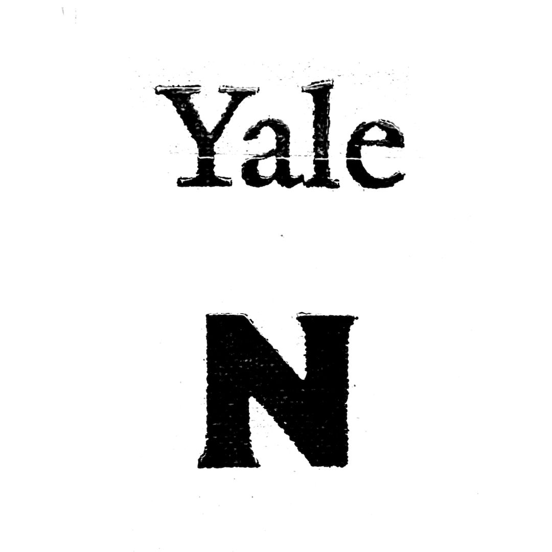 abstract black and white image letterforms