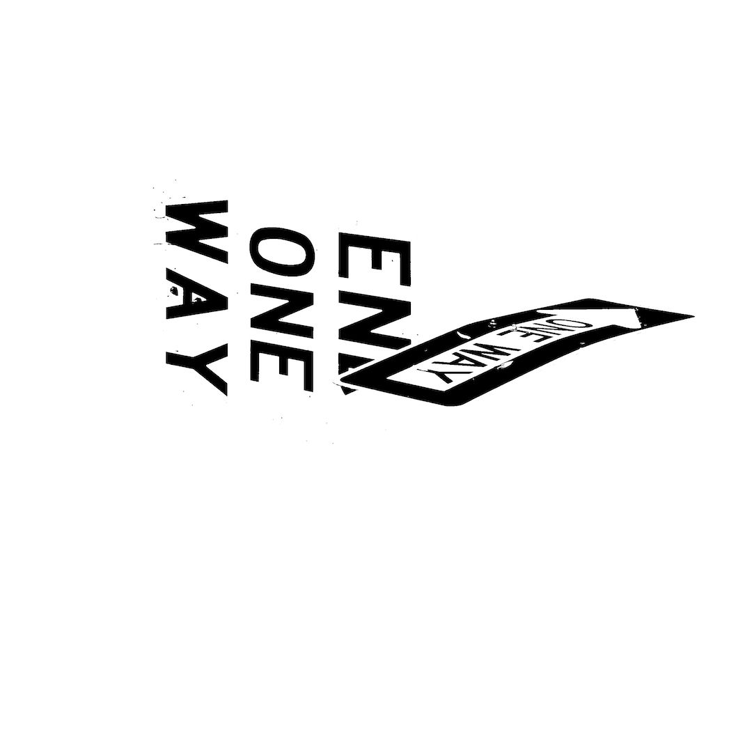 abstract black and white image letterforms