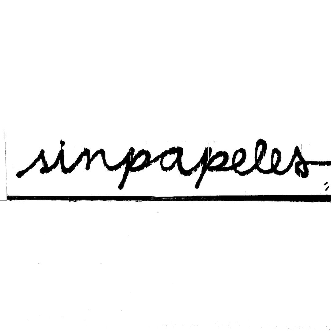 abstract black and white image letterforms