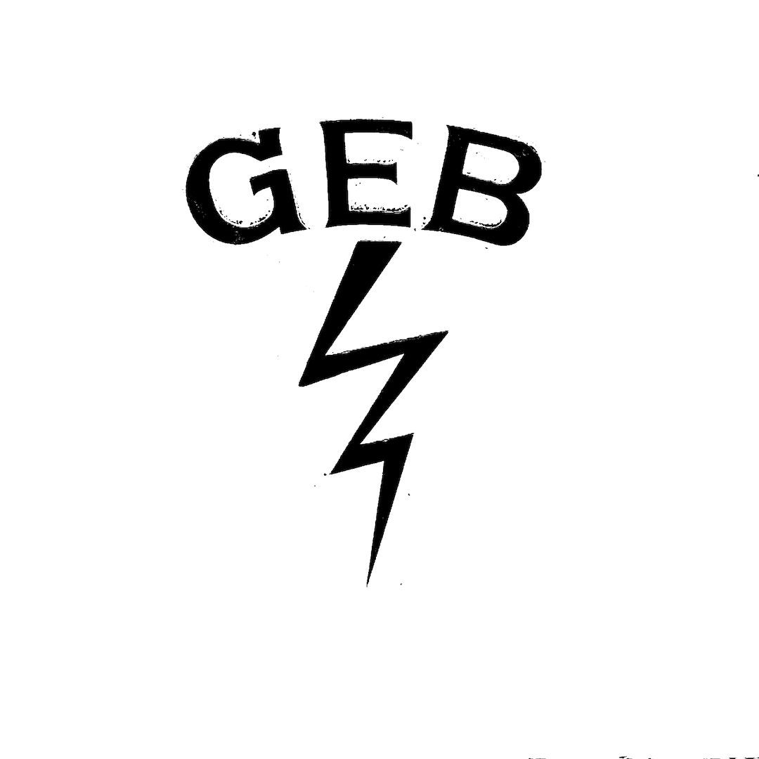 abstract black and white image letterforms